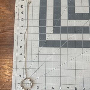 Chic Silver Circle Pendant Necklace